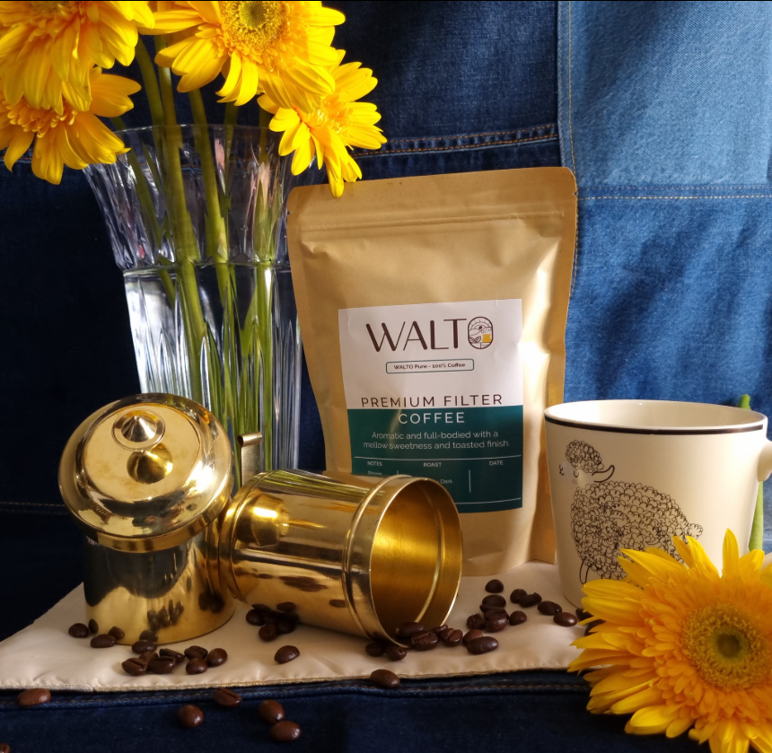 WALTO Pure – 100% Robusta Blend (Beans & Powder)