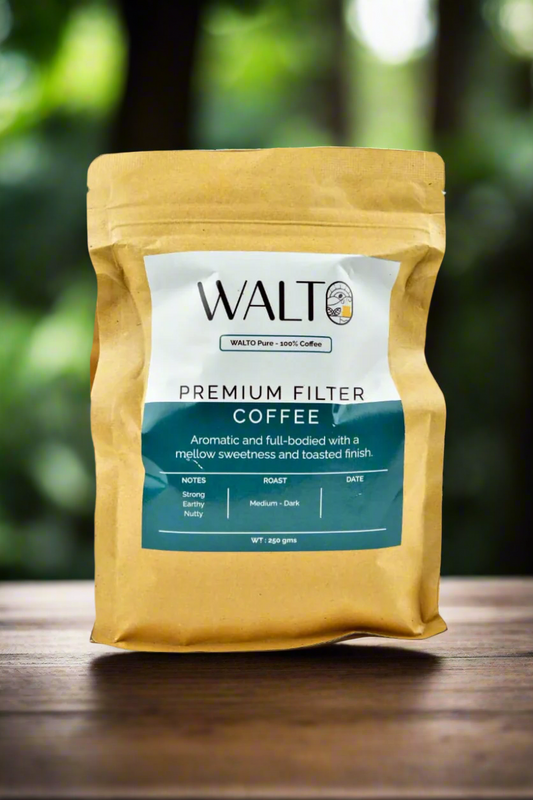 WALTO Pure – 100% Robusta Blend (Beans & Powder)
