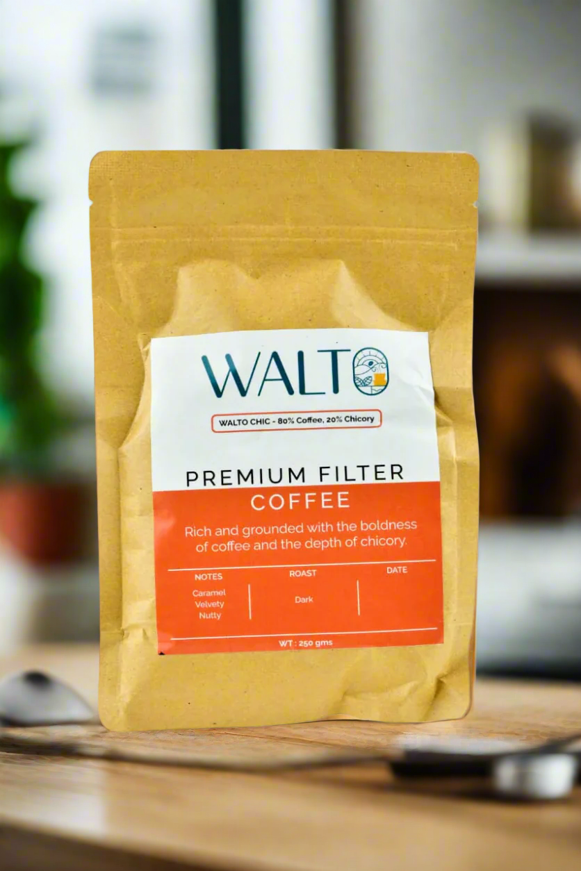 WALTO Chic – Robusta & Chicory Blend (Beans & Powder)